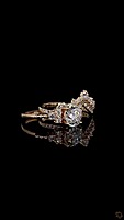 3.33 Carat Gold ring and band Combo wrinz009 3.33 Carat Gold ring and band Combo wrinz009