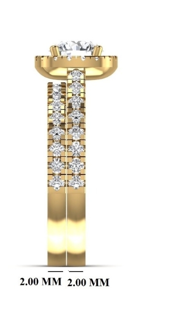2.2463 Carat Gold ring and band Combo wrinz007 2.2463 Carat Gold ring and band Combo wrinz007