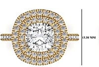 4.13 Carat Gold ring wrinz010 4.13 Carat Gold ring wrinz010