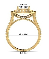4.13 Carat Gold ring wrinz010 4.13 Carat Gold ring wrinz010