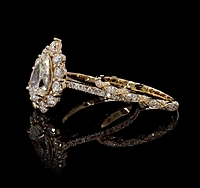 4.43 Carat Gold ring and band Combo wrinz011 4.43 Carat Gold ring and band Combo wrinz011