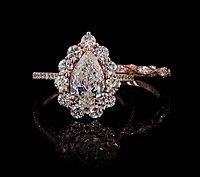 4.43 Carat Gold ring and band Combo wrinz011 4.43 Carat Gold ring and band Combo wrinz011