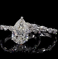 4.60 Carat Gold ring and band Combo wrinz012 4.60 Carat Gold ring and band Combo wrinz012