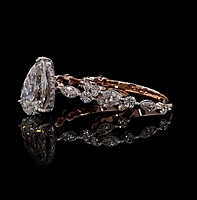 4.60 Carat Gold ring and band Combo wrinz012 4.60 Carat Gold ring and band Combo wrinz012