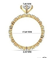 6.89 Carat Gold ring and band Combo wrinz013 6.89 Carat Gold ring and band Combo wrinz013