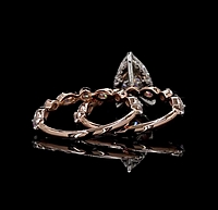6.89 Carat Gold ring and band Combo wrinz013 6.89 Carat Gold ring and band Combo wrinz013
