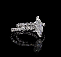 6.89 Carat Gold ring and band Combo wrinz013 6.89 Carat Gold ring and band Combo wrinz013