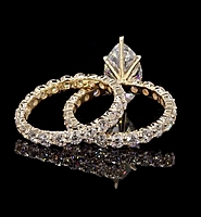 6.89 Carat Gold ring and band Combo wrinz013 6.89 Carat Gold ring and band Combo wrinz013