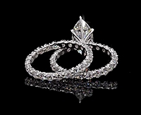 6.89 Carat Gold ring and band Combo wrinz013 6.89 Carat Gold ring and band Combo wrinz013